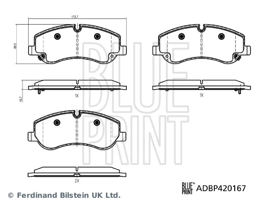 Brake Pad Set, disc brake